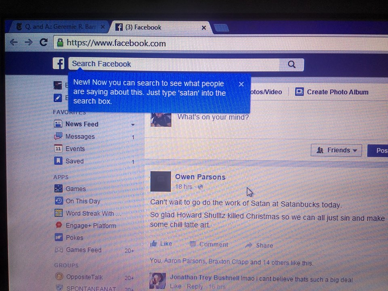 Illustration for article titled FACEBOOK AND STARBUCKS ARE CLEARLY WORKING TOGETHER
